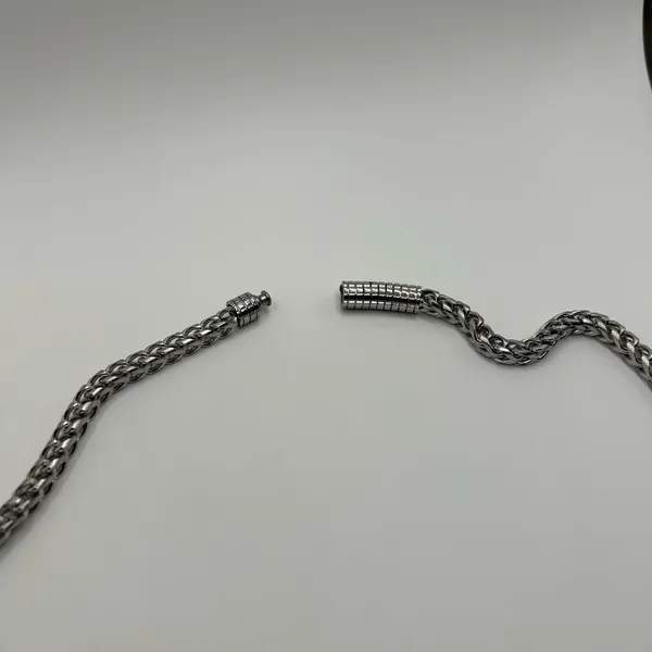 Pandora Stainless Steel 6mm Franco Link Necklace 20 Inch New Waterproof Hyperallergenic - Image 4