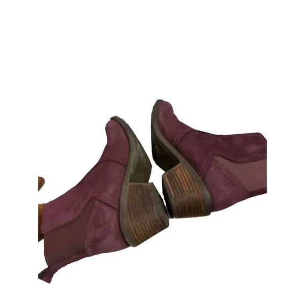 NEW TEVA Anaya Chelsea vineyard wine waterproof ankle boot sz 6.5 suede leather - Image 6