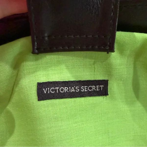 Vintage Victoria’s Secret Small Clutch Y2K Brown Faux Leather Indie Sleaze Purse - Image 7