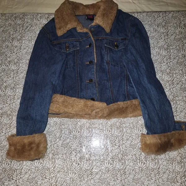 ezekiel Women's Blue Jean Jacket Size L 100% Cotton Size L. In Good Condition - Image 9