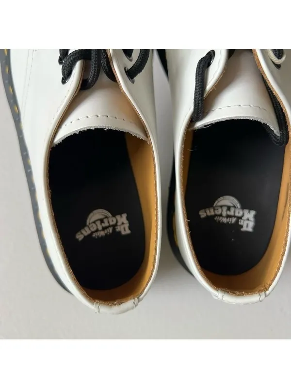 DR. MARTENS 1461 Bex Off White Unisex Oxford Shoe Size 6 or 5 #892 - Image 7