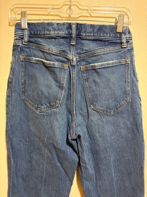 Abercrombie & Fitch 90s Straight Ultra High Rise Blue Denim Jeans Size 27/4 - Image 10