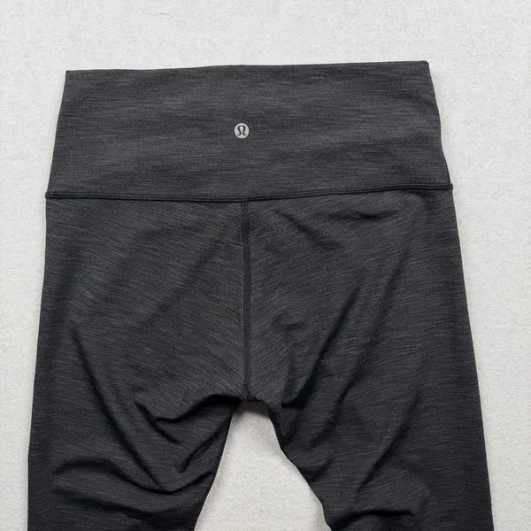 Lululemon Wunder Under High-Rise Leggings Size 8 Gray Heather 28” - Image 4