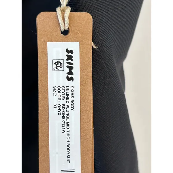 NWT skims body unlined plunge mid thigh bodysuit XL Onyx ( SOLD OUT) - Image 5