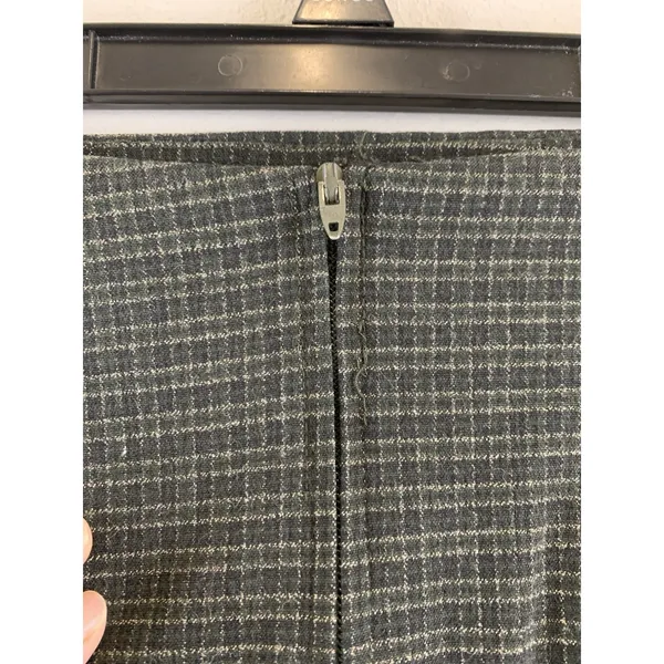 VTG Y2K Route 66 Women’s Mini Skirt Plaid Grunge Green Size 16 - Image 5