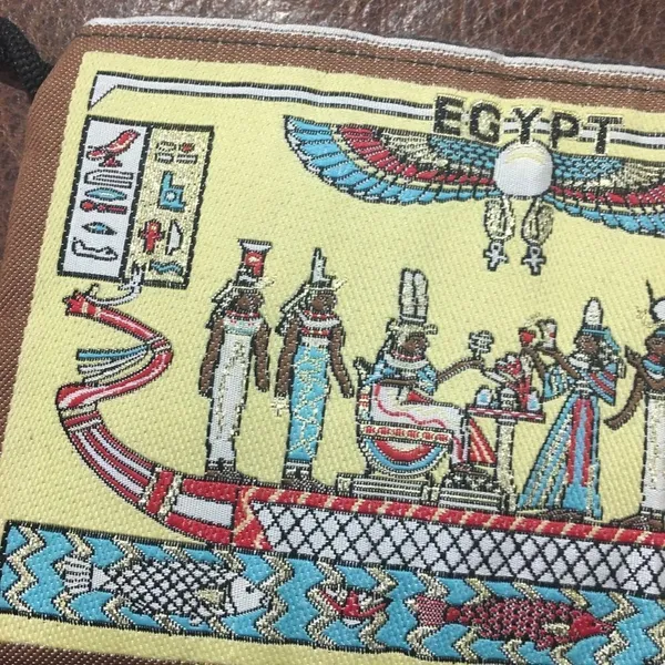 Zippered Coin Purse Souvenir from Egypt - Image 4