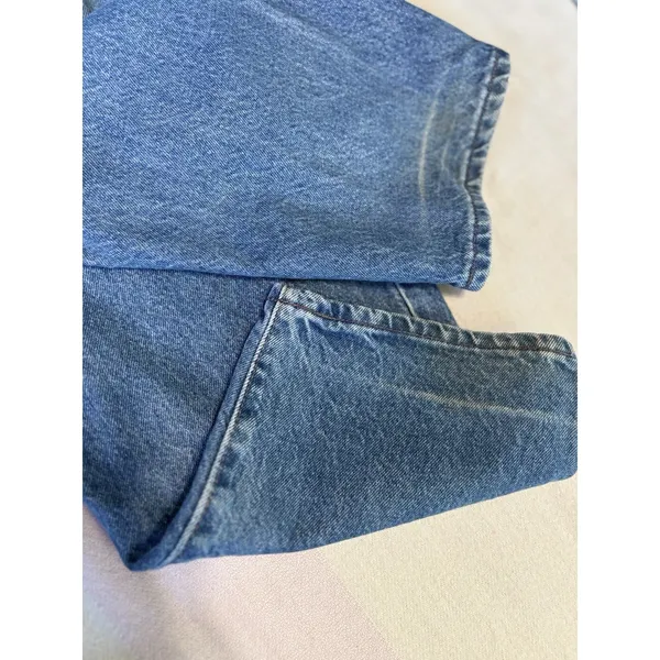 Vintage Levis 900 Series Silverta Med Wash Zip Logo Tapered Leg Size 26 Mid Rise - Image 9