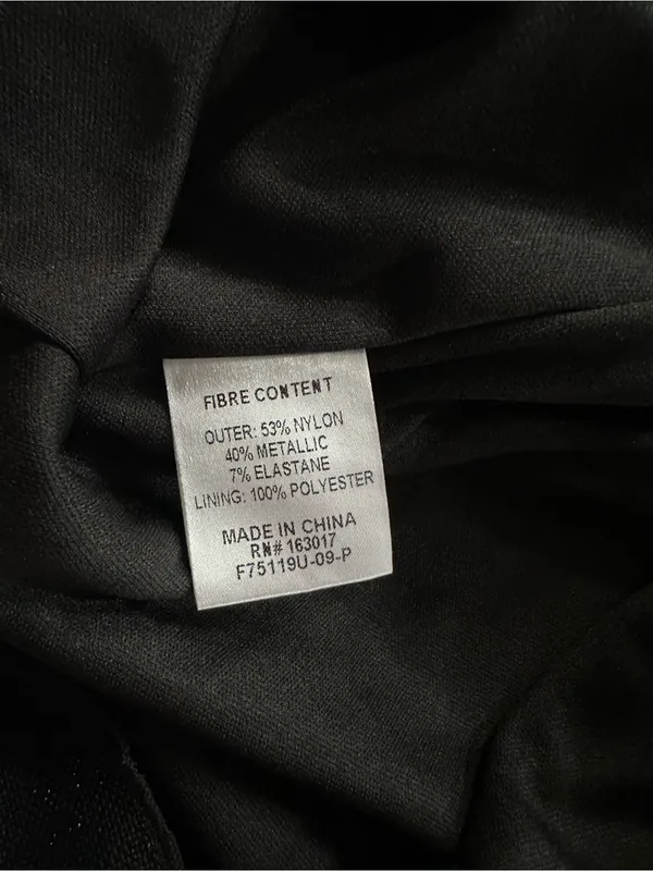 Princess Polly Donelli Mini Dress Black Size 2 Strapless Sparkly Asymmetrical - Image 11
