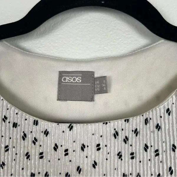 ASOS Long Sleeve Tiered Dress Sz 4‎ - Image 2
