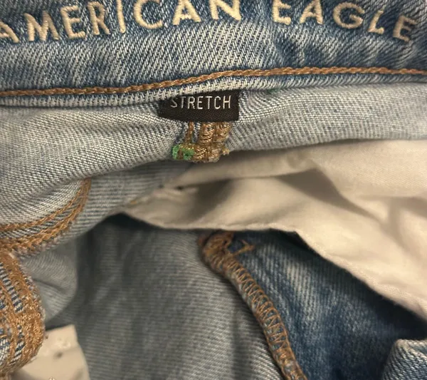 American Eagle Stretch Distressed Mom Jeans - Image 7