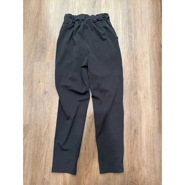 Lululemon Stretch High-Rise Tapered Pant 25.5 Black Luxtreme W5DCFS Size 0 - Image 2