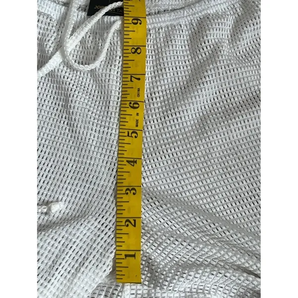 Jordan Taylor Mesh Swim Cover-Up Pants White Size S - Image 6