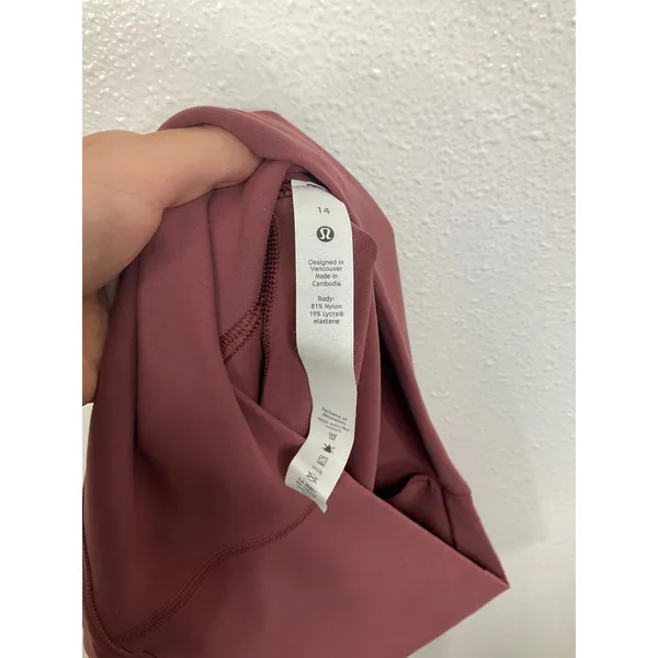 Lululemon‎ Lunar New Year Align High-Rise Pant 25" Smoky Red Size 14 - Image 8