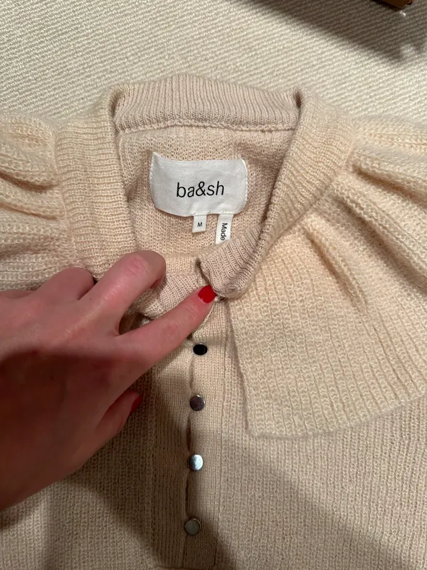 BASH pink collar sweater  - Image 5