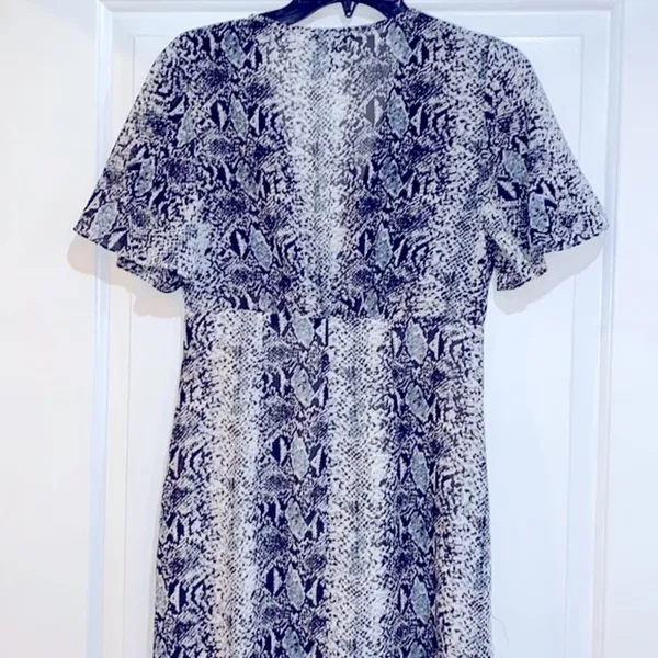 Aqua python print maxi dress size small - Image 7