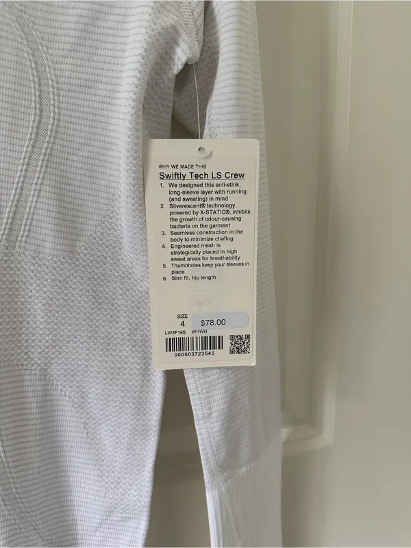 NWT lululemon swiftly tech long sleeve - Image 2
