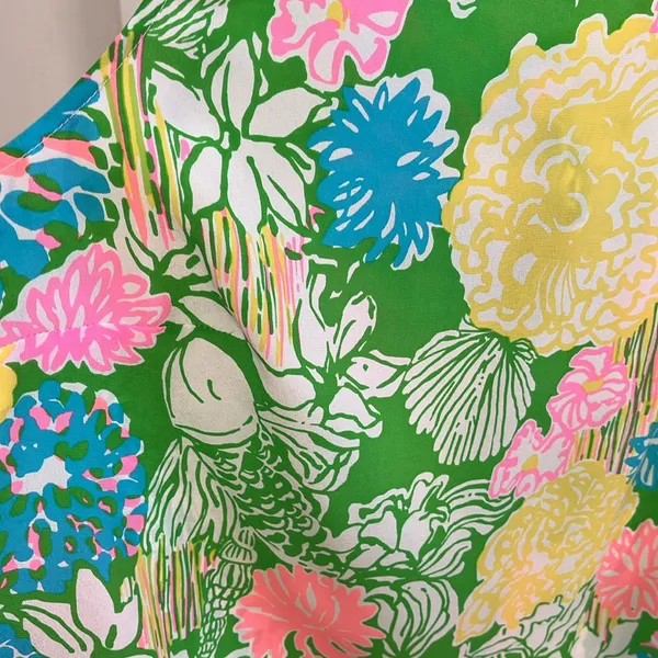 Lilly Pulitzer size medium silk top - Image 3