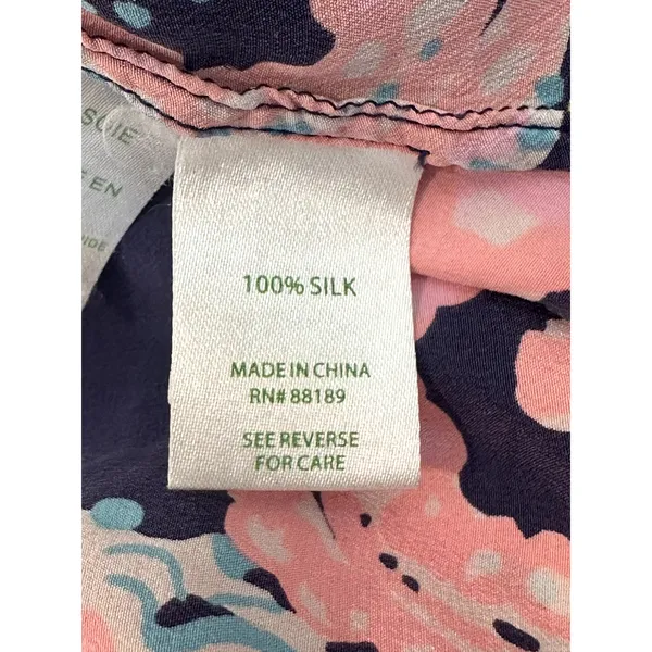 Lilly Pulitzer Women's 100% Silk Racerback For The Halibutt Malie Tank Multi S - Image 10