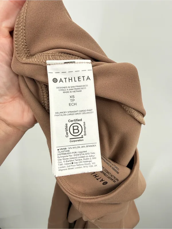 Athleta Delancey Straight Cargo Pants Brown Size XS - Image 5