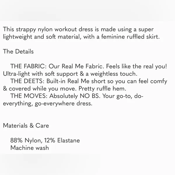 American Eagle Maggie Ruffle Dress Workout Athletic Movement Offline Small - Image 4