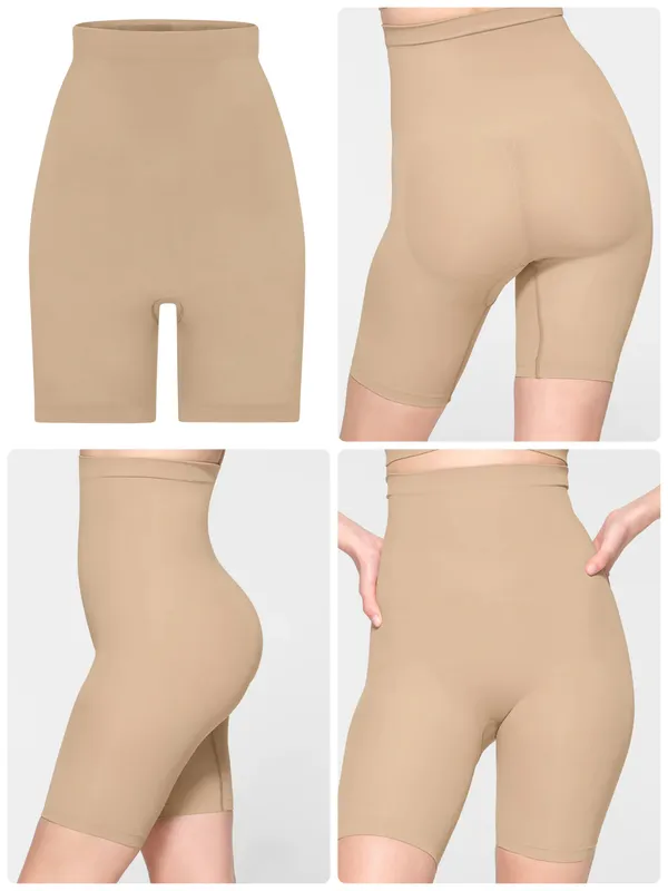 SKIMS seamless sculpt high waisted above the knee shorts - Image 2