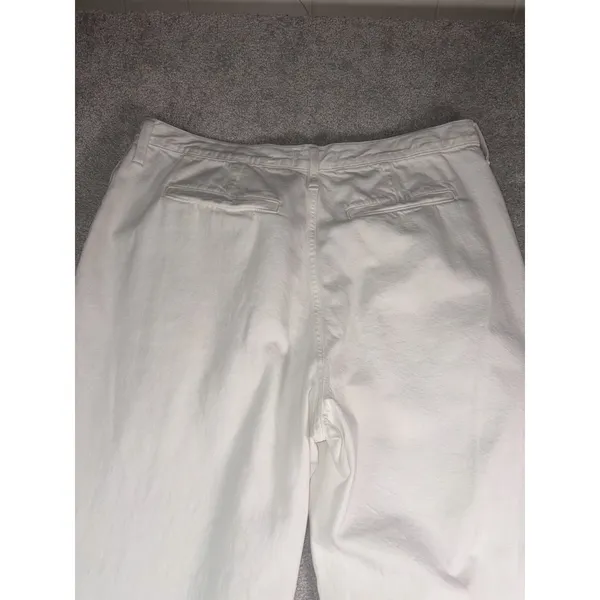 madewell baggy straight jeans white trousers 33 - Image 10