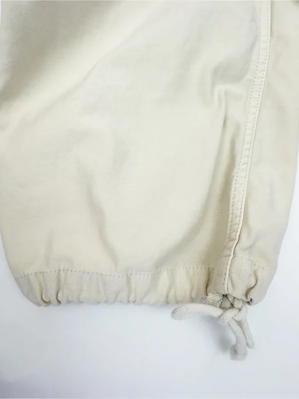 Tna X Aritzia Cache Cargo Parachute Pant Darted Barrel Beige Jogger Cotton - Image 13