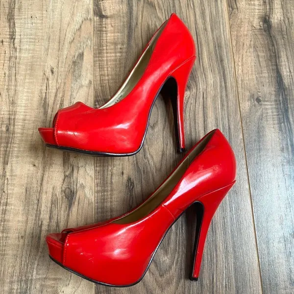 Rosalina size‎ 6 red heels Red - Image 5