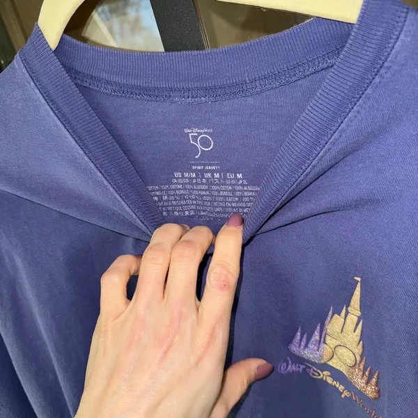 Walt Disney World 50th Anniversary Spirit Jersey tee pullover LongSleeve glitter - Image 4