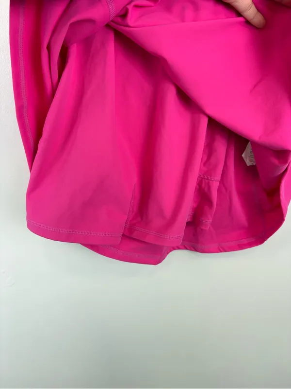 NWT Halara SoftlyZero Plush Backless Active Dress Women's Size Small Fuchsia - Image 4