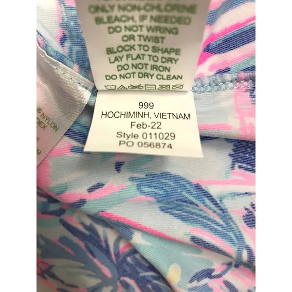 LILLY PULITZER Tarah Luxletic SunGuard Top M Ravello Blue Perfect Match Tennis - Image 11