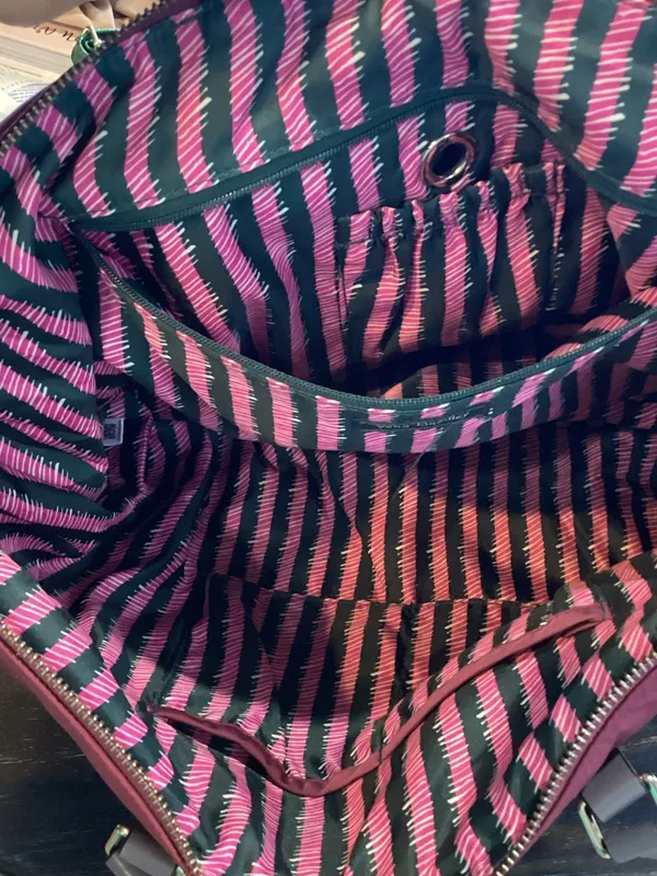 Vera Bradley Midtown Large Nylon Tote Hawthorn Rose - Image 6