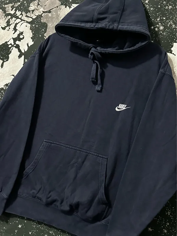 Nike Men’s Navy Pullover Hoodie  - Image 2