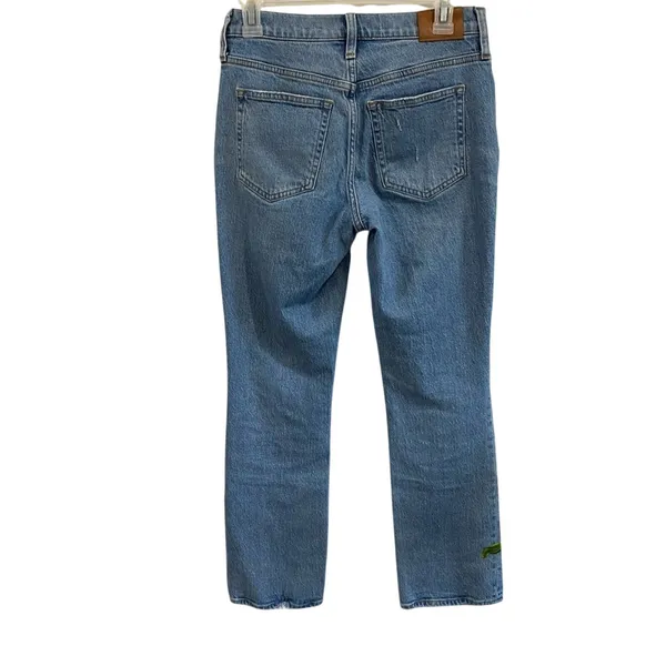 J.Crew Tall 25T Distressed Demi-Boot Crop Jeans Lyocell Stretch‎ BH773 - Image 2