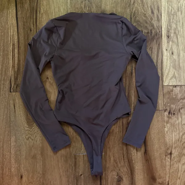 Long Sleeve Bodysuit Brown - Image 2