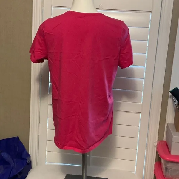 Amazon Essentials Hot Pink Short Sleeve Tee Size L - Image 3