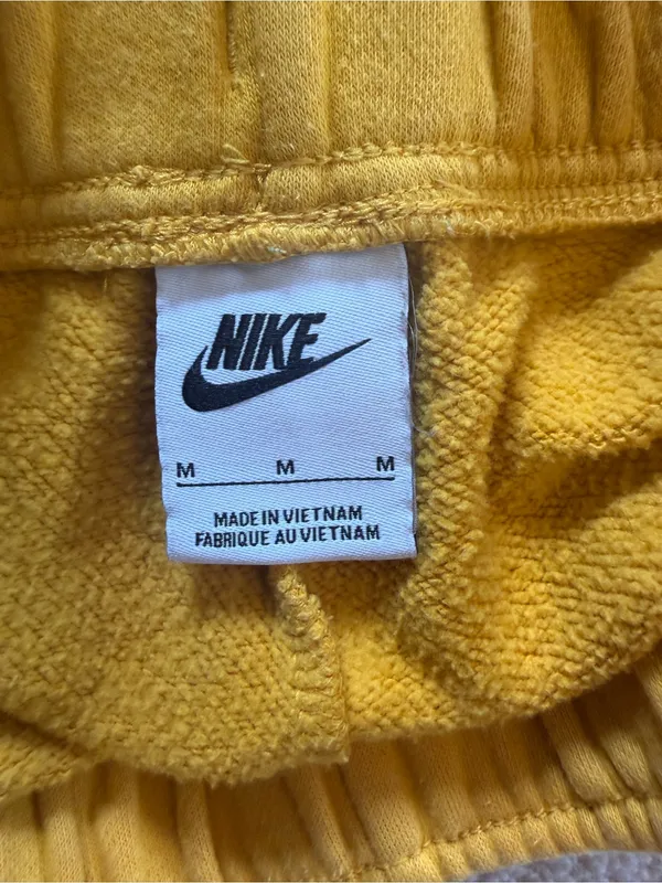 Nike Sportswear Club Fleece Mustard‎ Yellow Shorts Women’s M - Image 6