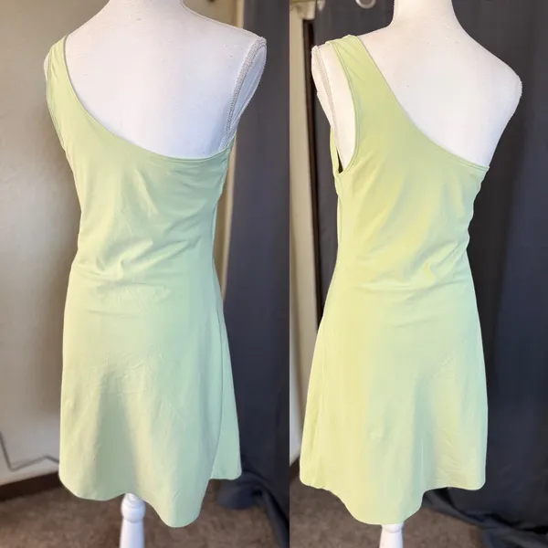Abercrombie & Fitch Traveler One Shoulder Romper Womens MT Green - Image 4