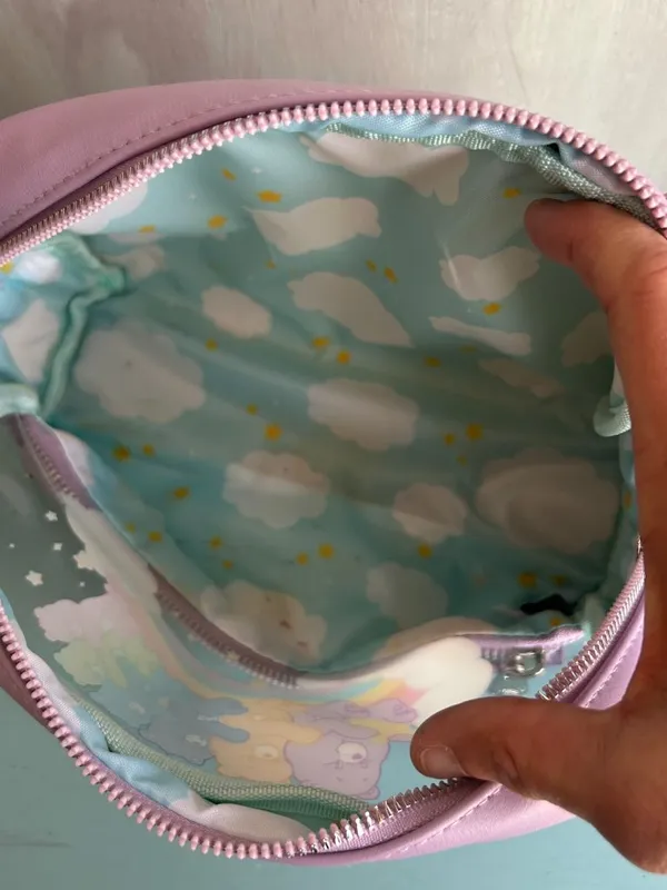 NWOT Impressions Care Bears Rainbow Cosmetic Pouch Makeup Bag Care Bears Travel - Image 9