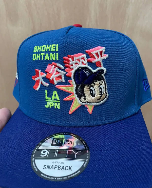 LOS ANGELES DODGERS SHOHEI OHTANI LA-JPN ASTRO BOY BLUE NEW ERA SNAPBACK in store exclusive - Image 2