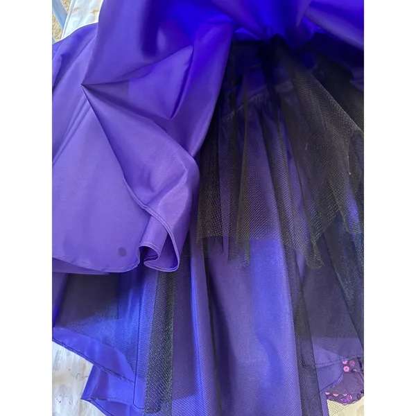 Vintage Dave & Johnny Joseph‎ Lara Purple Sequin Strapless Bow Prom Dress 5/6 - Image 15