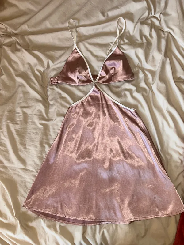 SheIn Beautiful satin cutout dress - Image 2