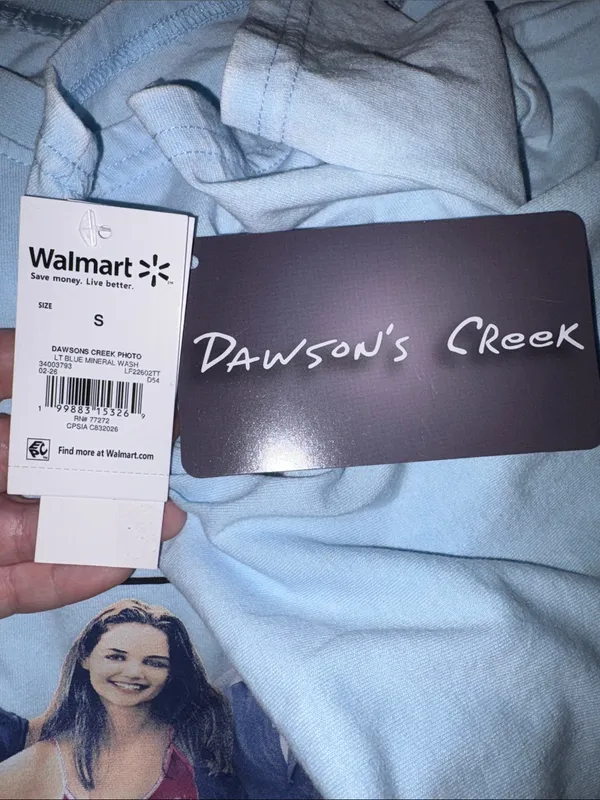 🔹4 for $30 NWT Dawson's Creek Oversized Graphic Tee, Small Blue - Image 10