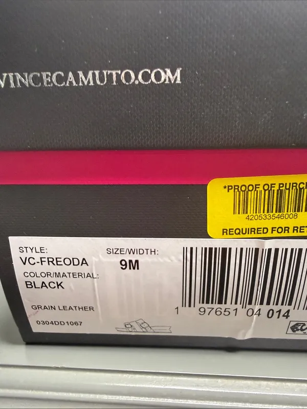 Vince Camuto Freida Black Leather Double Buckle Slide Mules - Image 9