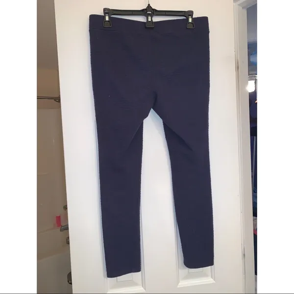 American Eagle High Waisted Textured Leggings L - Image 2