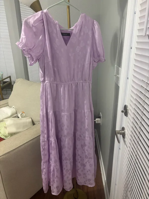 Lavender Maxi Dress Purple - Image 3