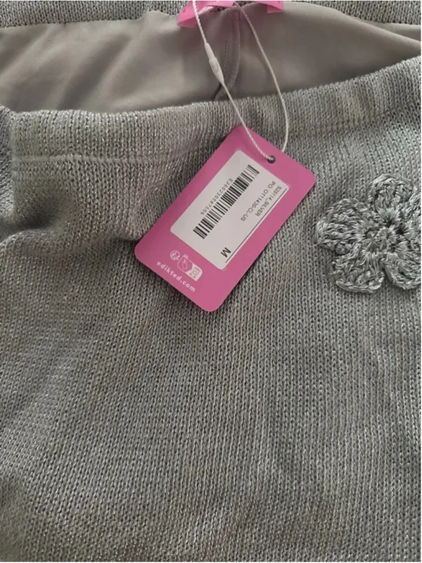 Edikted Teagyn Knit metallic skort medium - Image 5