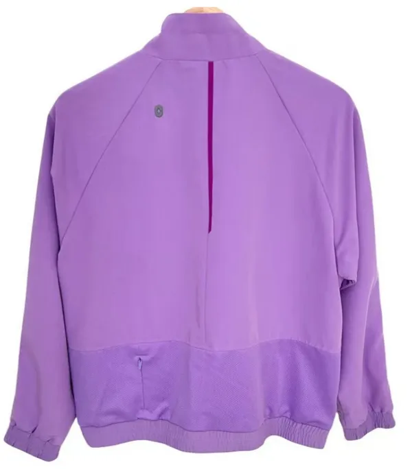 Figs Sydney Scrub Jacket in Lilac Purple Size Medium - Image 5