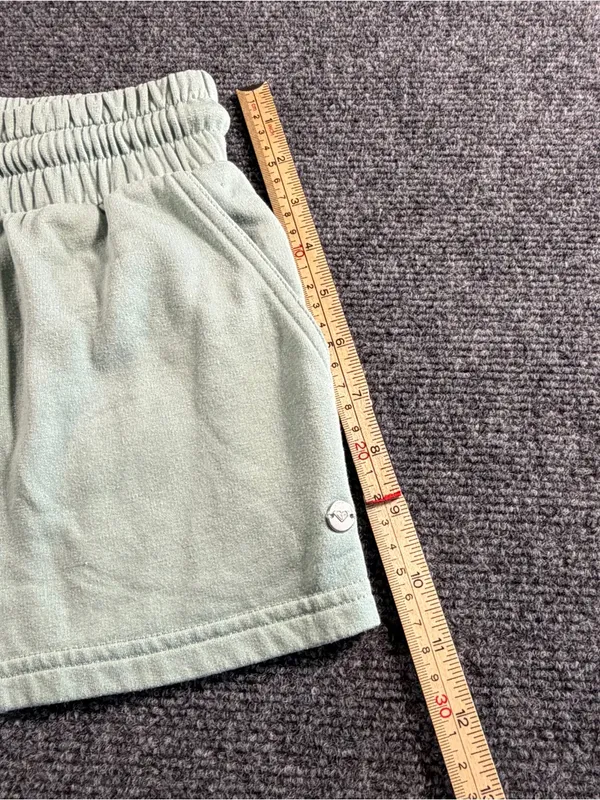 Roxy Leisure Lounge Fleece Lined Women’s Shorts XS Green Color, Super Comfy Cozy - Image 7