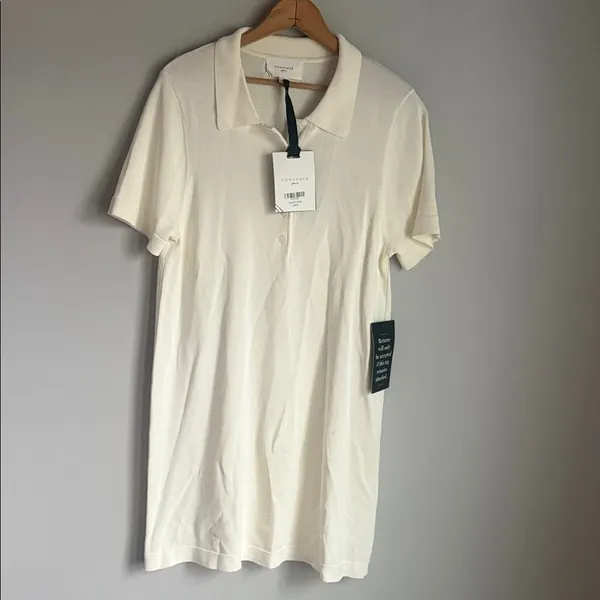 NEW TUCKERNUCK POMANDER PLACE Ivory Ridley Dress Large - Image 2